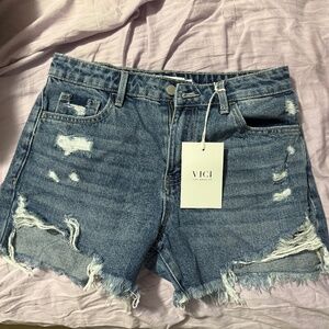 VICI high rise shorts